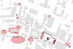 Mötesplatser och sittytor i stadskärnan